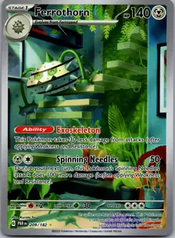 FERROTHORN 209/182 ILLUSTRATION RARE PARADOX RIFT POKEMON NM - Image 1