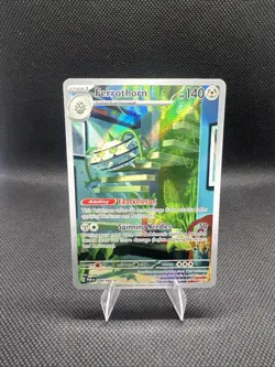 Pokemon Ferrothorn 209/182 Paradox Rift Illustration Rare Holo NM - Image 1