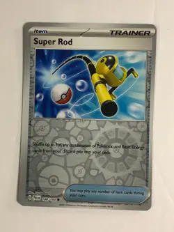 Pokemon Card Paldea Evolved Reverse Holographic Super Rod 188/193 - Image 1