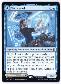 Tony Stark MSH 80 Magic: The Gathering Mythic NM - Image 1