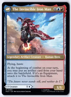 Tony Stark MSH 80 Magic: The Gathering Mythic NM - Image 2