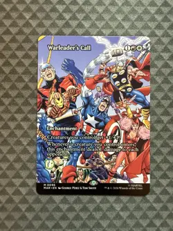 MTG Warleader’s Call #0096 Borderless M Marvel Universe Eternal-Legal (MAR) - Image 1