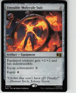 Unstable Molecule Suit Commander: Marvel Super Heroes 116 NM R - Image 1