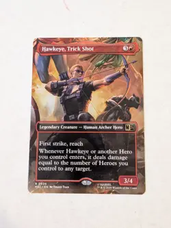 Hawkeye, Trick Shot (Borderless) Commander: Marvel Super Heroes Regular - Image 1