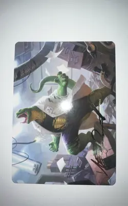 Lizard, Connors's Curse Art Card (Gold-Stamped Signature) Art Series:... - Image 1