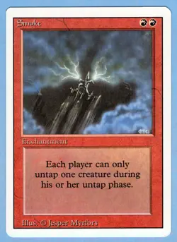Magic the Gathering ~ MTG ~ 1x Smoke ~ NM ~ REVISED - Image 1