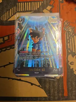 Dragon Ball Card Game Fusion World Son Goku : GT FB07-122 Secret Rare - Image 1