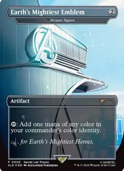 MTG Secret Lair x Marvel Arcane Signet Rainbow Foil Edition - SEALED ~ IN HAND - Image 1