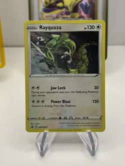 Rayquaza Holo Pokemon Sword & Shield Black Star #SWSH029 Near mint - Image 1