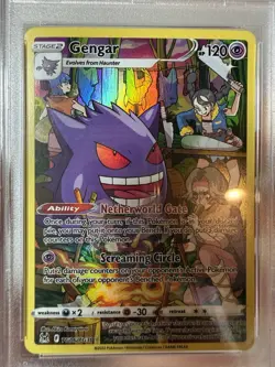 Pokemon Lost Origin Gengar TG06/TG30 Trainer Gallery Full Art Holo PSA 9 MINT - Image 4