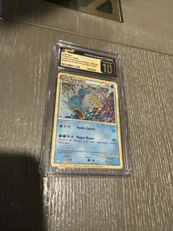 CGC PRISTINE 10 Gyarados CLB 007/034 Pokemon Card LOW POP GRADED - Image 3