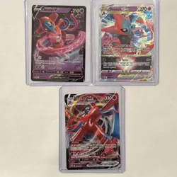 Pokemon TCG Sword & Shield Deoxys 3 Card Black Star Promo Lot MINTY - Image 1