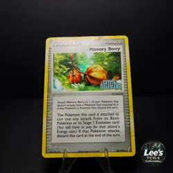 Memory Berry 80/100 EX Crystal Guardians CG English Pokemon Card - DMG (Damaged) - Image 1