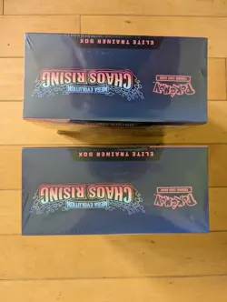 2x Pokemon Chaos Rising Elite Trainer Box ETBs - Very Sm Corner Issue Free Ship - Image 2
