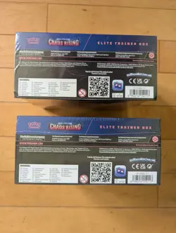 2x Pokemon Chaos Rising Elite Trainer Box ETBs - Very Sm Corner Issue Free Ship - Image 4