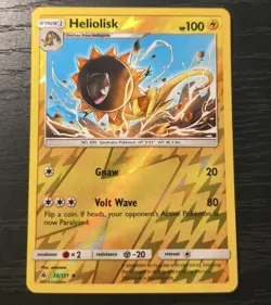 Pokemon Forbidden Light Heliolisk Reverse Holo Uncommon Card 38/131 LP - Image 1