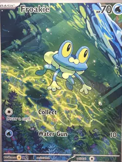 Pokemon Froakie 88/86 Mega Evolution Illustration Rare Chaos Rising NM - Image 1