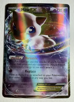 💎CLEAN Mew EX 46/124 Dragons Exalted Ultra Rare NM 2012 Vintage Pokemon - Image 1