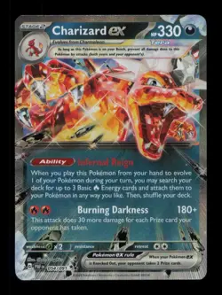 HOLO CHARIZARD EX DOUBLE RARE 054/091 NM POKEMON - Image 1