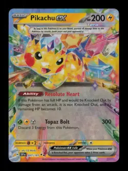 HOLO PIKACHU EX DOUBLE RARE 057/191 NM POKEMON - Image 1