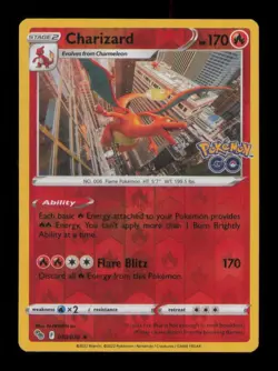 REVERSE HOLO CHARIZARD RARE HOLO 010/078 LP POKEMON - Image 1