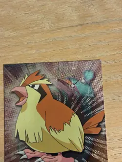 1999 Topps Pokemon TV #16 Pidgey (A) Silver Foil Black Logo (Rays 2nd Print) - Image 3