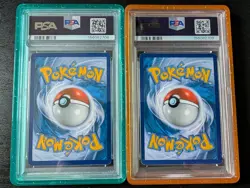 Pokemon TCG Team Aqua's Kyogre-EX Team Magma's Groudon-EX Sequential PSA 7 - Image 2