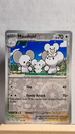Maushold [NM] - Pokemon TCG S&V Base Set 161/198 [Reverse Holo Uncommon] - Image 1