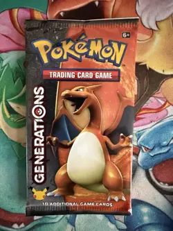 Pokemon 2016 Artset Generations 4 Booster Pack Nintendo Sealed English Charizard - Image 2
