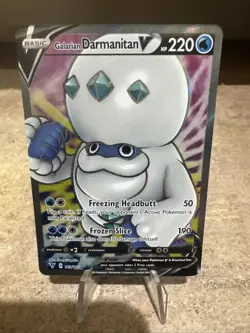 POKEMON TCG -Galarian Darmanitan V (Full Art) 169/185 Swsh04: Vivid Voltage Holo - Image 1