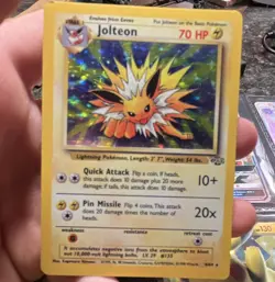 The Pokemon Company Pokemon TCG Jungle Jolteon 4/64 Holo Rare Unlimited - Image 1