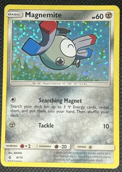 Pokemon Magnemite McDonald's 2018 Promo Holo 008/012 Basic 60 HP Card - Image 1