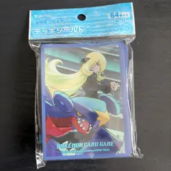 Cynthia & Garchomp Ver. 2 Pokemon Card Sleeves New Sealed Authentic 1 Pack - Image 1