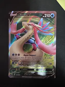 Milotic V 179/192 Rebel Clash Full Art Ultra Rare Holo Pokemon Card M/NM - Image 1
