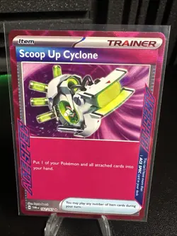 Pokemon TCG Scoop Up Cyclone Holo Card 162/167 Twilight Masquerade Ace Spec - Image 1