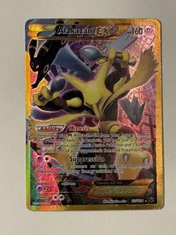 Pokemon M Alakazam EX 118/124 Fates Collide Full Art Holo Ultra Rare EN MP - Image 1