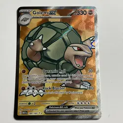 Golem EX - Ultra Rare Full Art - Pokemon 151 - NM 189/165 - Scarlet & Violet TCG - Image 1