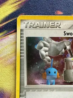 Swoop! Teleporter MP Ex Team Rocket Returns Reverse Holo 92 Pokemon Mudkip Stamp - Image 3