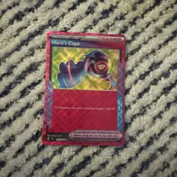 Pokemon TCG Hero's Cape 152/162 Temporal Forces Ace Spec Rare Holo Card - Image 1