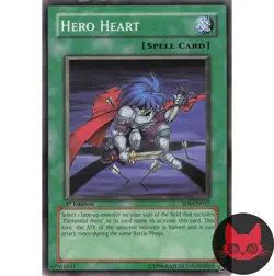 Yugioh Hero Heart SOI-EN037 Common 1st Edition LP - Image 1