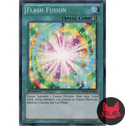 Yugioh Flash Fusion DRLG-EN016 Super Rare 1st Edition NM - Image 1