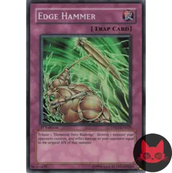 Yugioh Edge Hammer DP03-EN029 Super Rare 1st Edition NM - Image 1