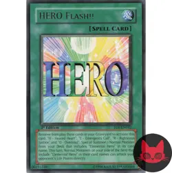Yugioh Hero Flash!! EOJ-EN042 Rare 1st Edition LP - Image 1