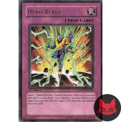 Yugioh Hero Blast LODT-EN064 Rare 1st Edition LP - Image 1