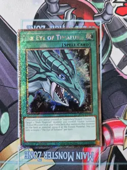 Yu-Gi-Oh! The Eye of Timaeus 1st Edition Platinum Secret Rare Card RA04-EN192 - Image 1