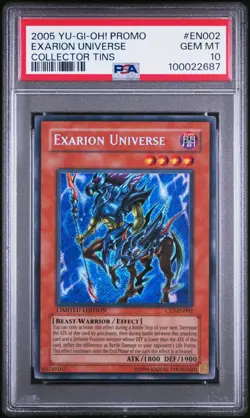 2005 YU-GI-OH! Promo Exarion Universe CT2-EN002 PSA 10 - Image 1