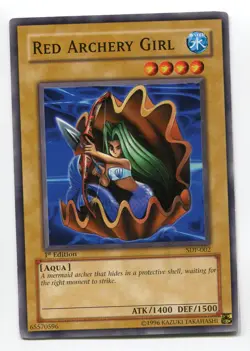 Yu-Gi-Oh! Red Archery Girl Common englisch SDP-002 Rote Bogenschutzin - Image 1
