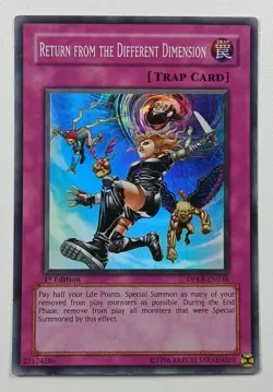 Return from the Different Dimension DPKB-038 1st Edition GD EN Yu-Gi-Oh - Image 1