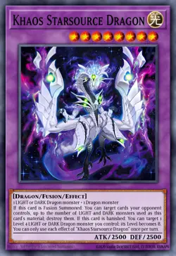 Khaos Starsource Dragon ROTA-EN034 1st ED NM Yu-Gi-Oh! - Image 1