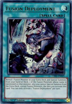 Fusion Deployment CH01-EN029 1st ED Yu-Gi-Oh! ULTRA RARE - Image 1